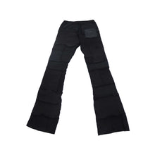 Load image into Gallery viewer, [PANTS] COTTONFLEECE PATCHWORK BLACK
