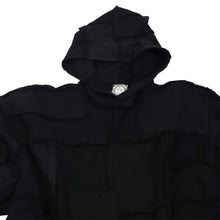 Load image into Gallery viewer, [HOODIE] COTTONFLEECE PATCHWORK BLACK
