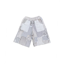 Load image into Gallery viewer, [SHORTS] COTTONFLEECE PATCHWORK GREY
