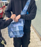 PATCHWORK TSUNO BAG BLUE JEAN