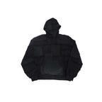 [HOODIE] COTTONFLEECE PATCHWORK BLACK