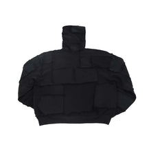 Load image into Gallery viewer, [HOODIE] COTTONFLEECE PATCHWORK BLACK
