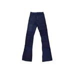 [PANTS] COTTONFLEECE PATCHWORK NAVY