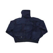 Load image into Gallery viewer, [HOODIE] COTTONFLEECE PATCHWORK NAVY
