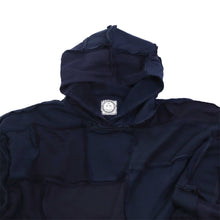 Load image into Gallery viewer, [HOODIE] COTTONFLEECE PATCHWORK NAVY

