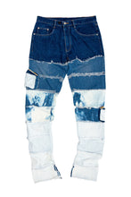 Load image into Gallery viewer, STACKS&amp;POCKETS BLEACH BLUE PANTS
