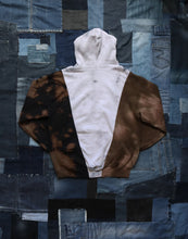 Load image into Gallery viewer, REGENERATED HOODIE (BROWN/WHITE)
