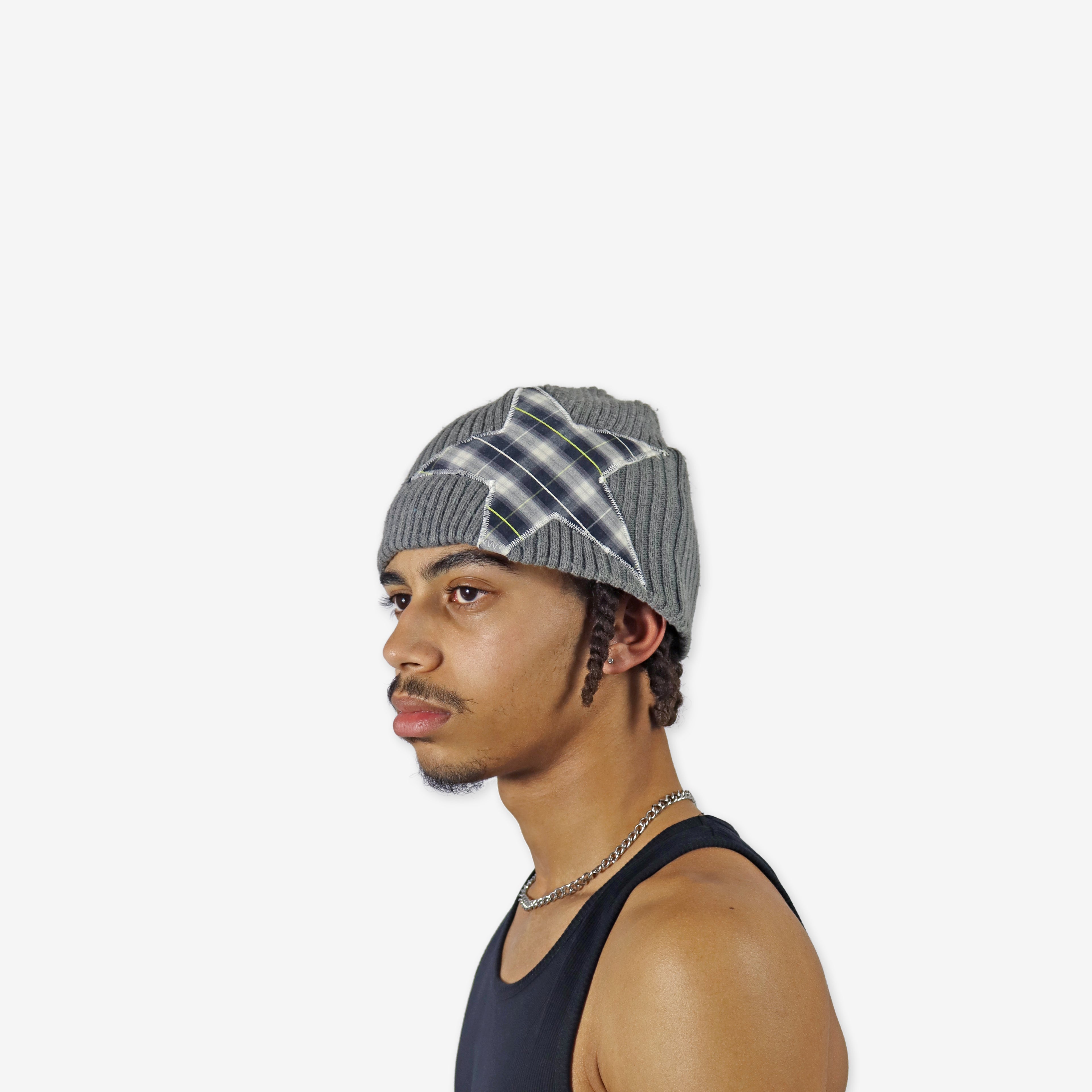 STAR BEANIE GREY/GREY